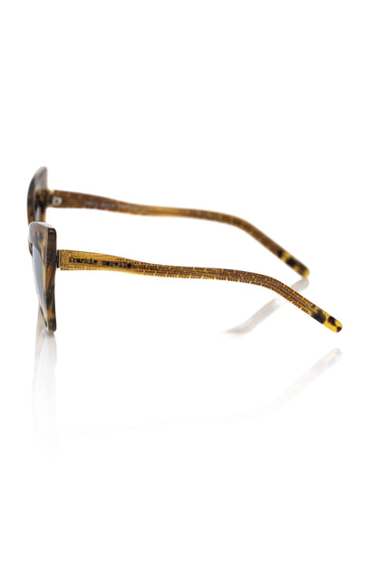 Frankie Morello FRMO-22078 Brown Acetate Sunglasses