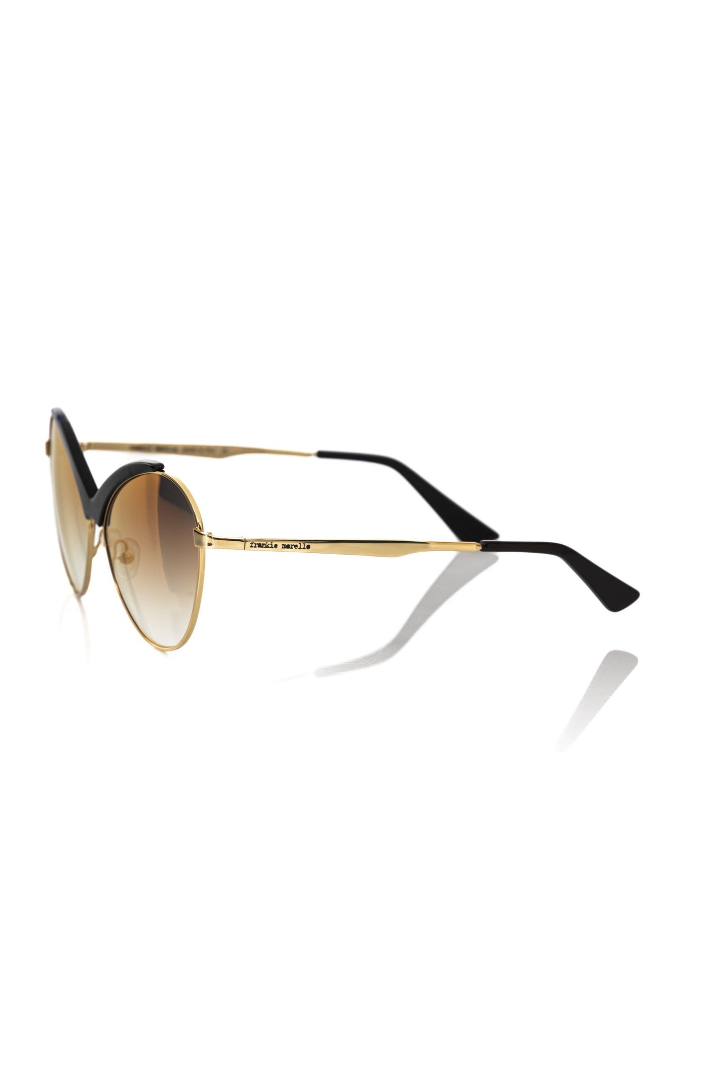 Frankie Morello FRMO-22083 Black Metallic Fibre Sunglasses