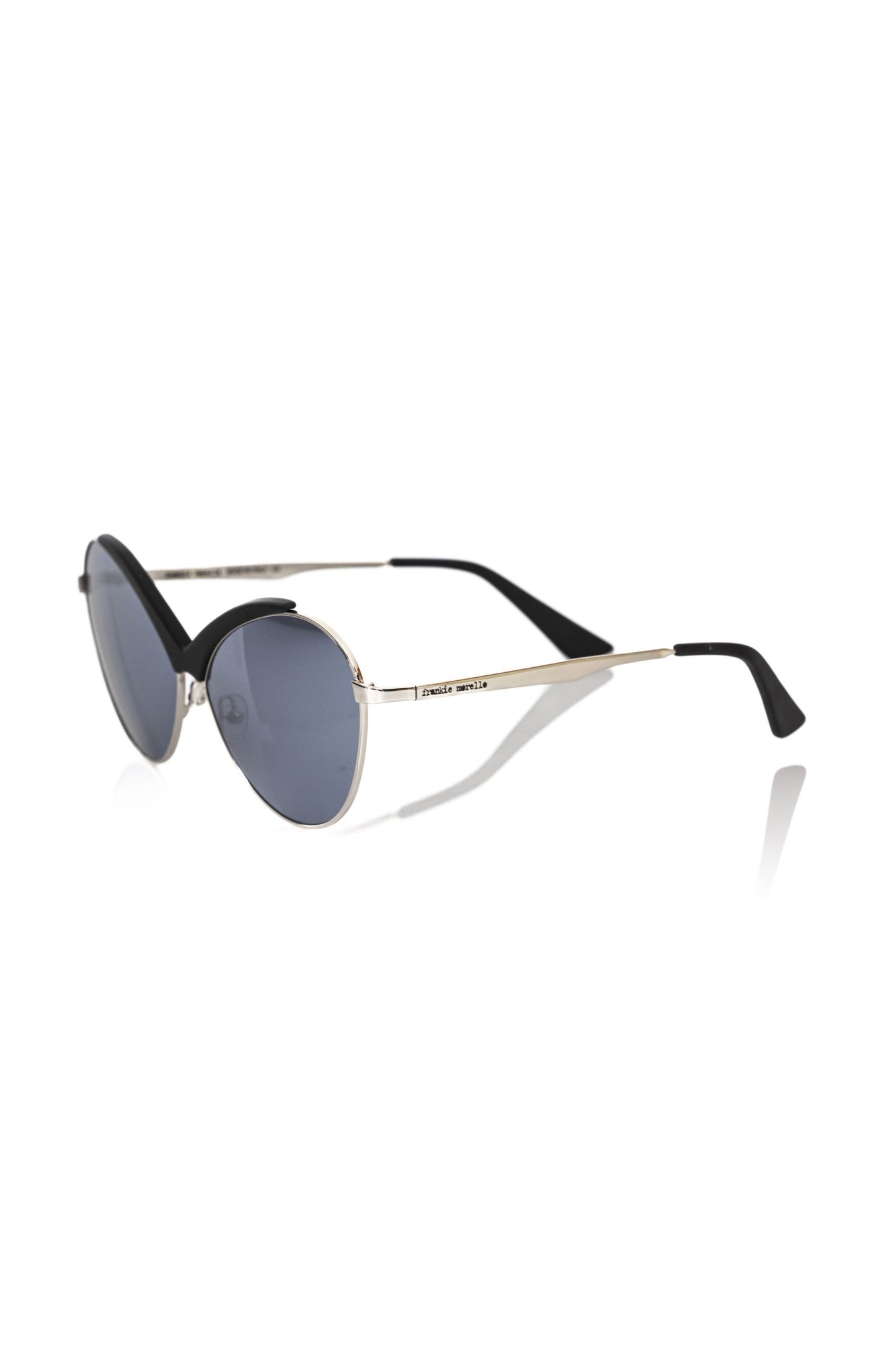 Frankie Morello FRMO-22084 Black Metallic Fibre Sunglasses