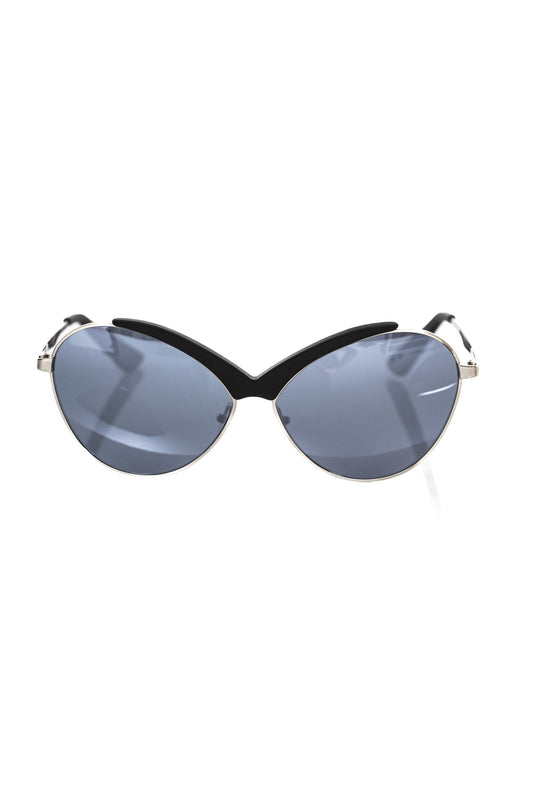 Frankie Morello FRMO-22084 Black Metallic Fibre Sunglasses