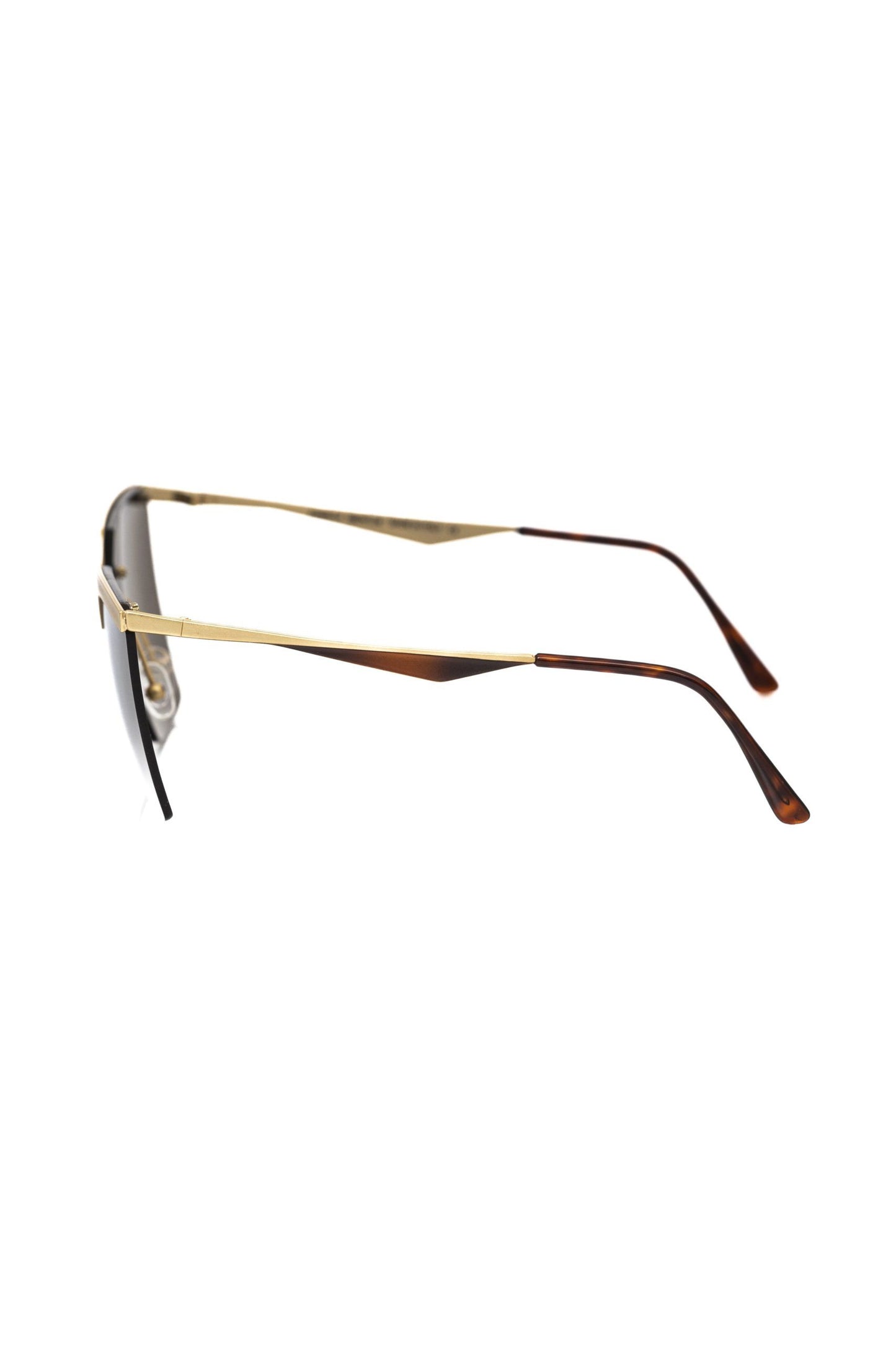 Frankie Morello FRMO-22088 Gold Metallic Fibre Sunglasses