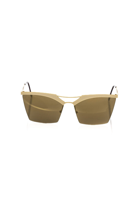 Frankie Morello FRMO-22088 Gold Metallic Fibre Sunglasses