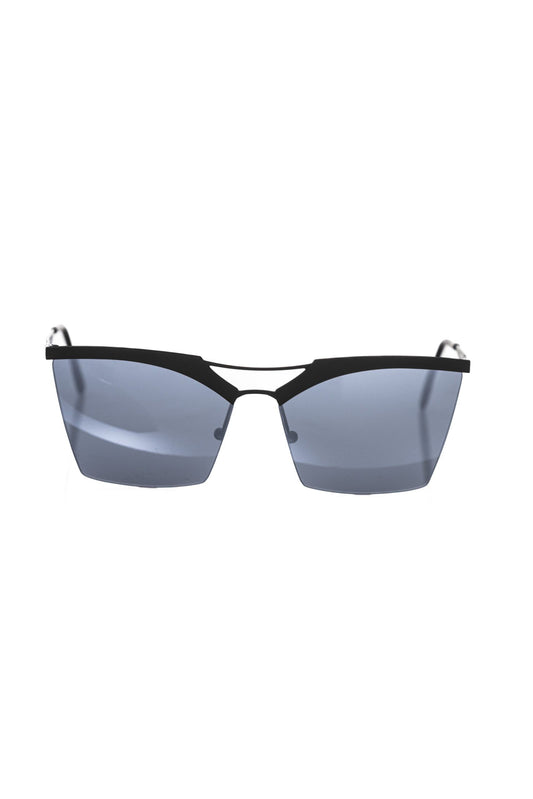 Frankie Morello FRMO-22089 Black Metallic Fibre Sunglasses