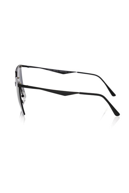 Frankie Morello FRMO-22089 Black Metallic Fibre Sunglasses