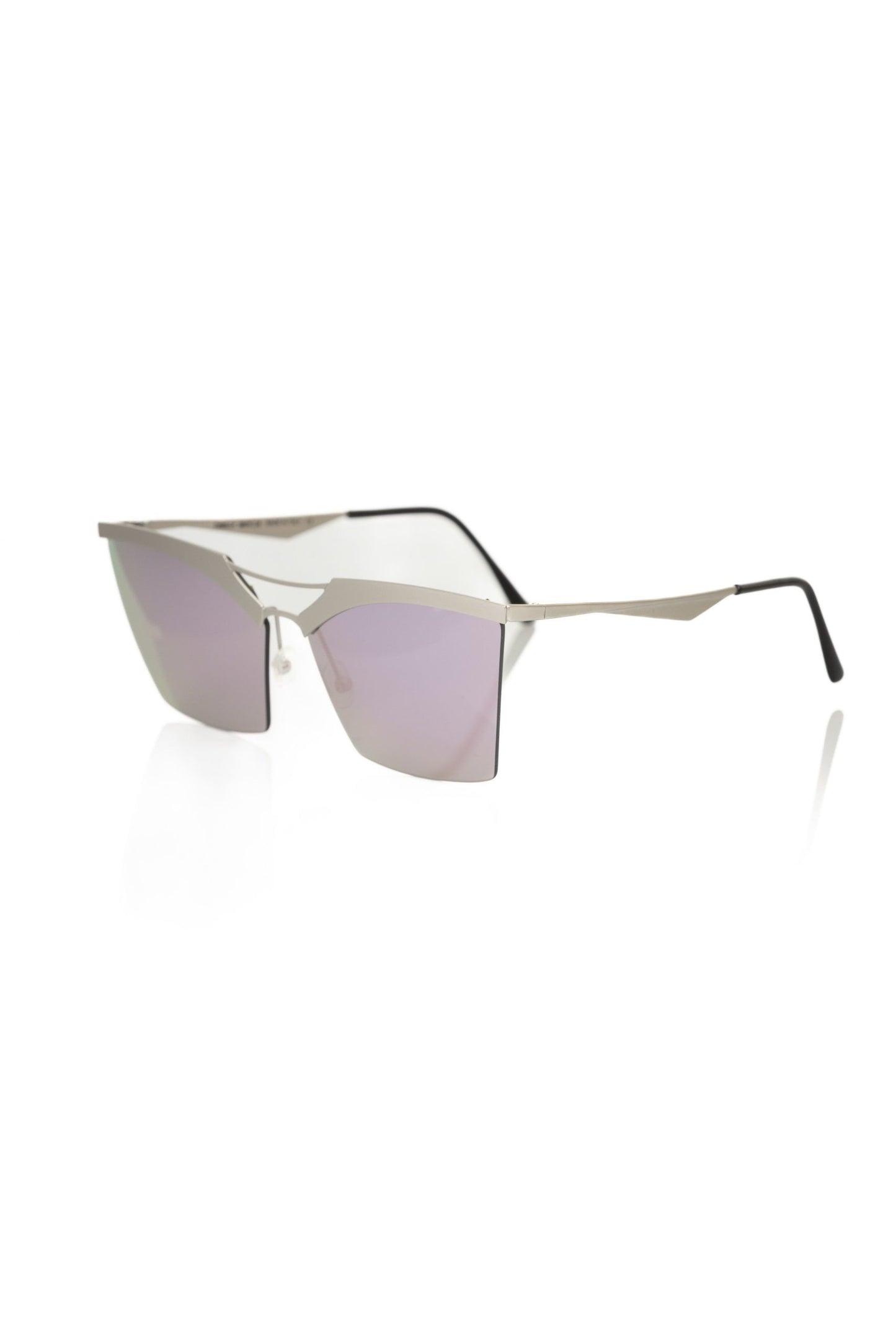 Frankie Morello FRMO-22090 Silver Metallic Fibre Sunglasses