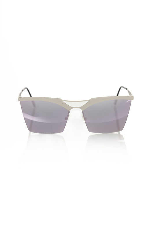 Frankie Morello FRMO-22090 Silver Metallic Fibre Sunglasses
