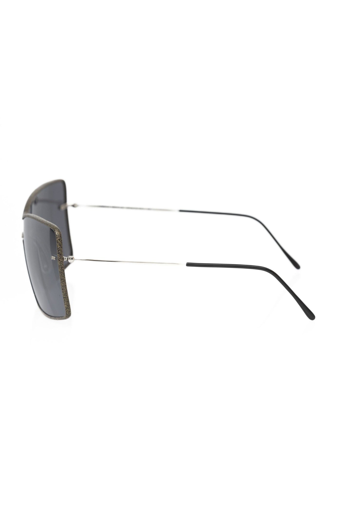 Frankie Morello FRMO-22093 Black Metallic Fibre Sunglasses