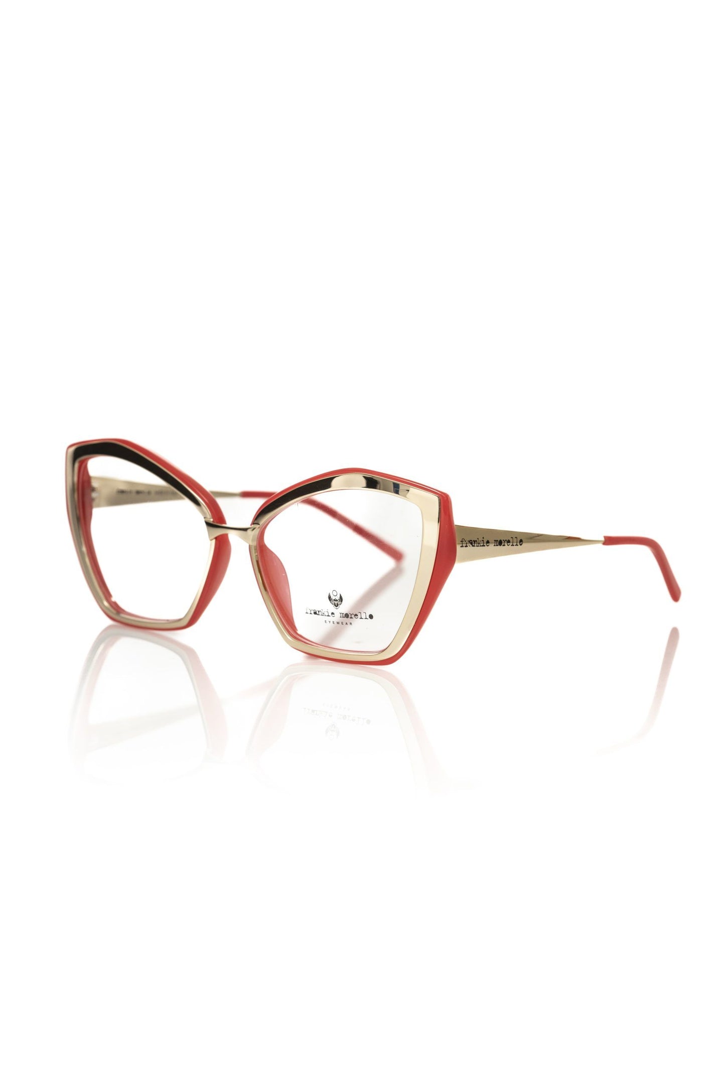 Frankie Morello FRMO-22097 Red Acetate Frames - Designed by Frankie Morello Available to Buy at a Discounted Price on Moon Behind The Hill Online Designer Discount Store