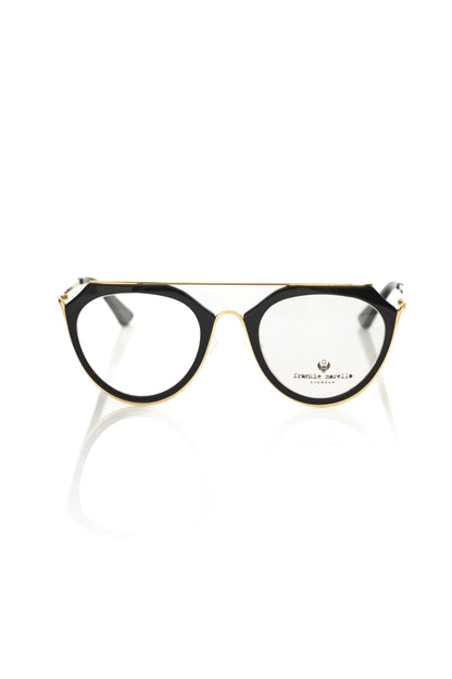 Frankie Morello FRMO-22099 Black Acetate Frames - Designed by Frankie Morello Available to Buy at a Discounted Price on Moon Behind The Hill Online Designer Discount Store