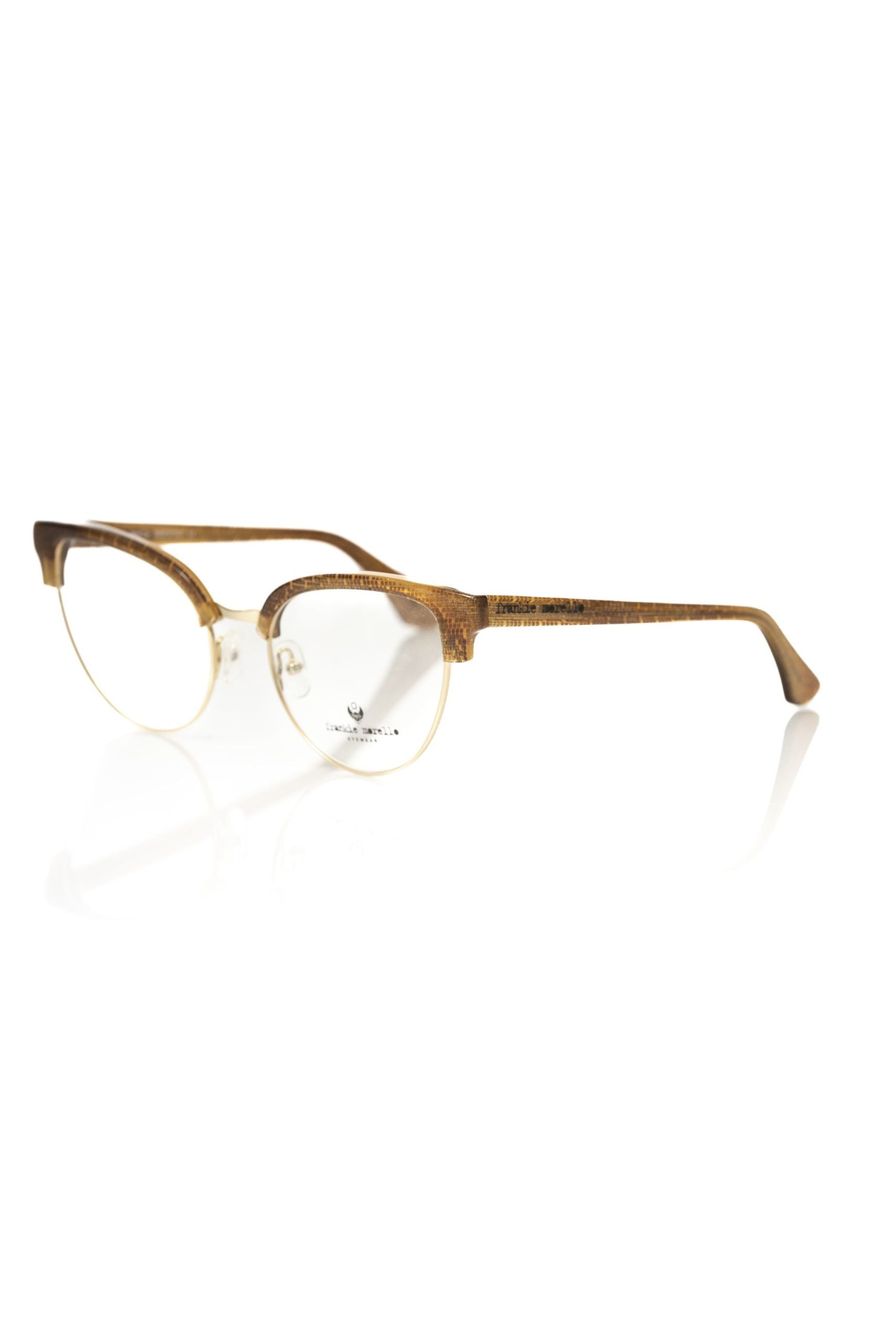 Frankie Morello FRMO-22110 Brown Metallic Fibre Frames - Designed by Frankie Morello Available to Buy at a Discounted Price on Moon Behind The Hill Online Designer Discount Store