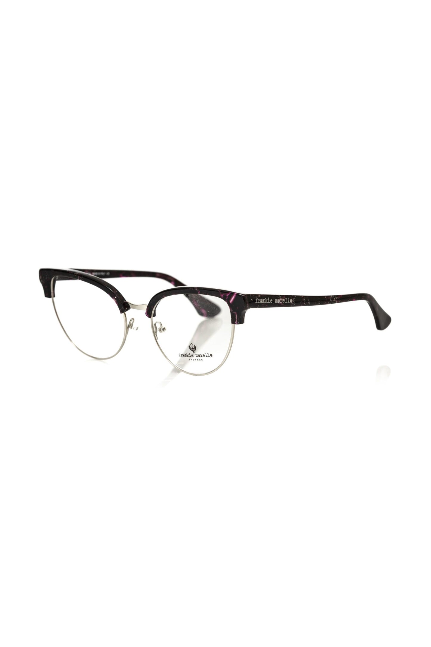 Frankie Morello FRMO-22113 Burgundy Metallic Fibre Frames - Designed by Frankie Morello Available to Buy at a Discounted Price on Moon Behind The Hill Online Designer Discount Store
