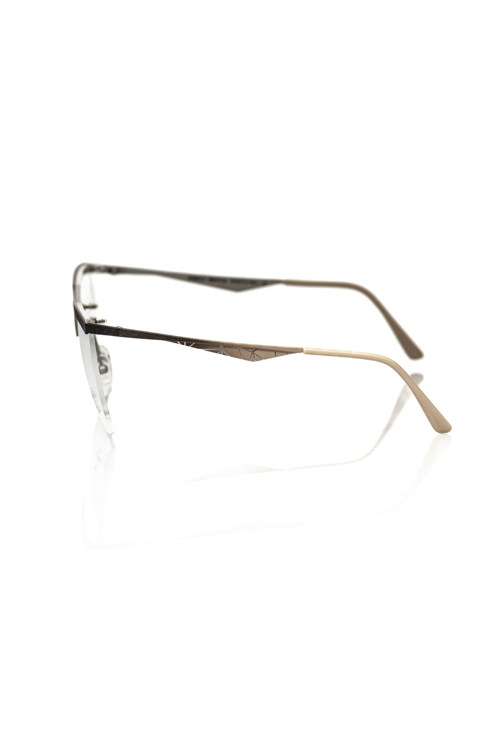 Frankie Morello FRMO-22114 Gold Metallic Fibre Frames - Designed by Frankie Morello Available to Buy at a Discounted Price on Moon Behind The Hill Online Designer Discount Store