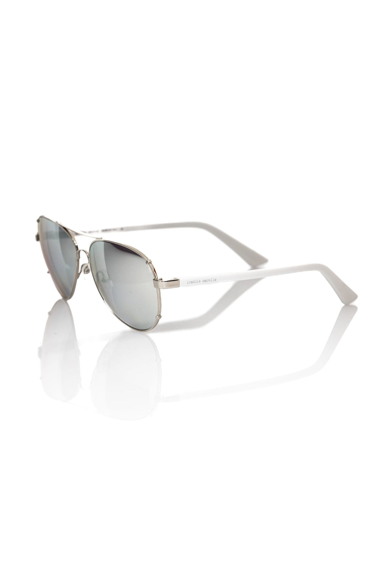 Frankie Morello FRMO-22121 Silver Metallic Fibre Sunglasses