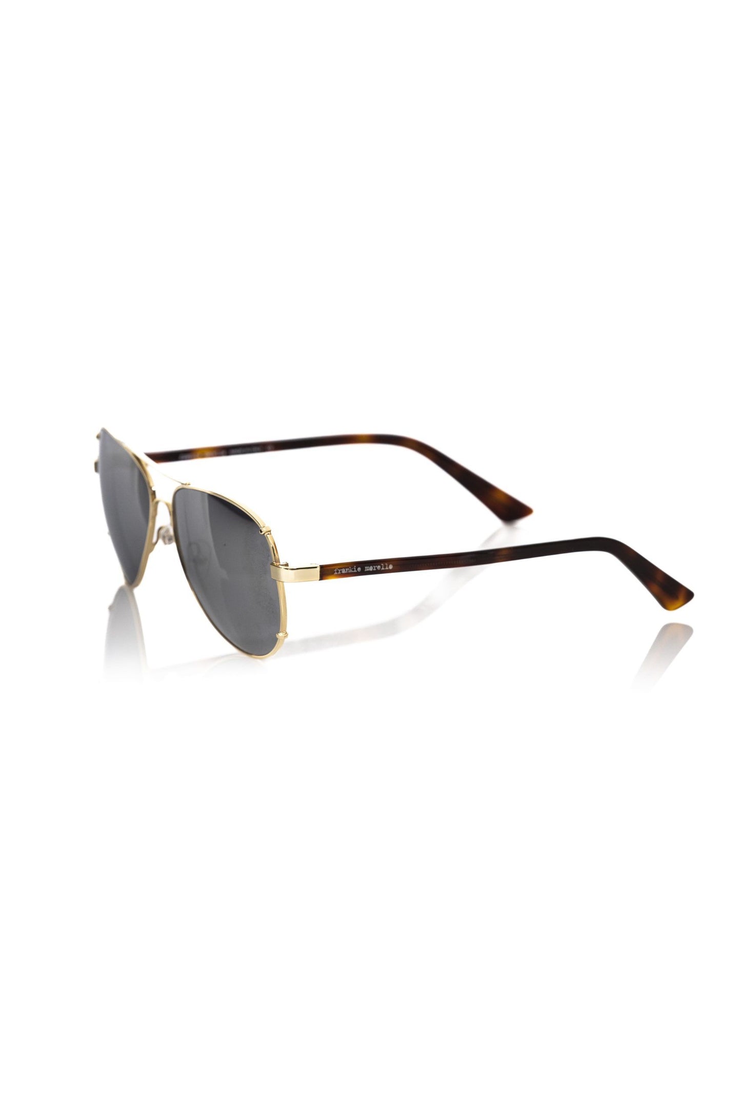 Frankie Morello FRMO-22122 Gold Metallic Fibre Sunglasses
