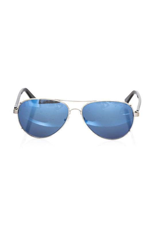 Frankie Morello FRMO-22123 Silver Metallic Fibre Sunglasses