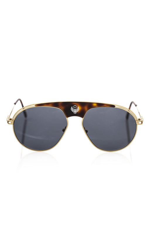 Frankie Morello FRMO-22126 Brown Metallic Fibre Sunglasses