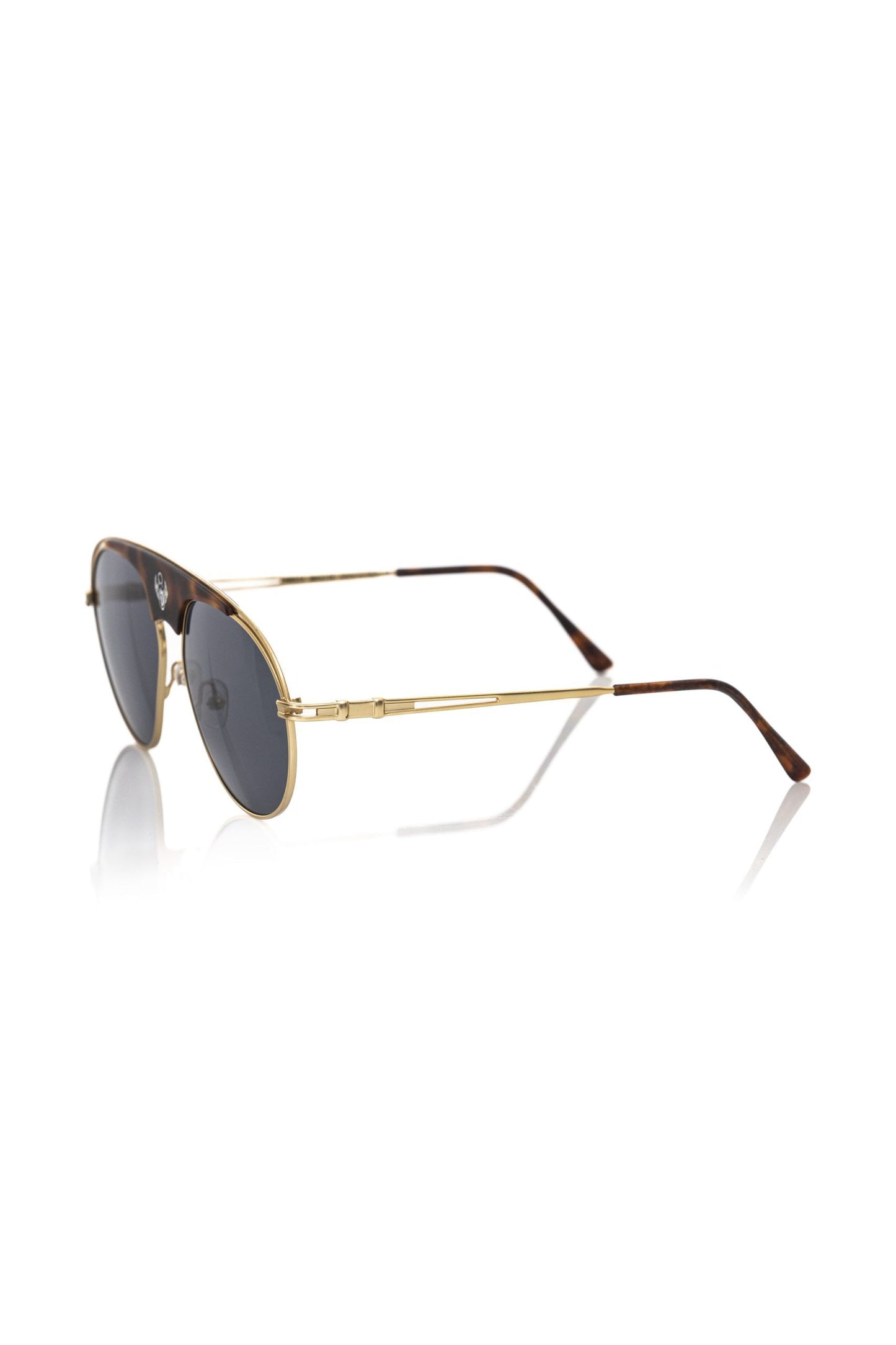 Frankie Morello FRMO-22126 Brown Metallic Fibre Sunglasses
