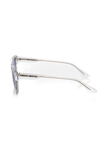 Frankie Morello FRMO-22130 White Acetate Sunglasses