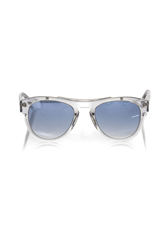 Frankie Morello FRMO-22130 White Acetate Sunglasses