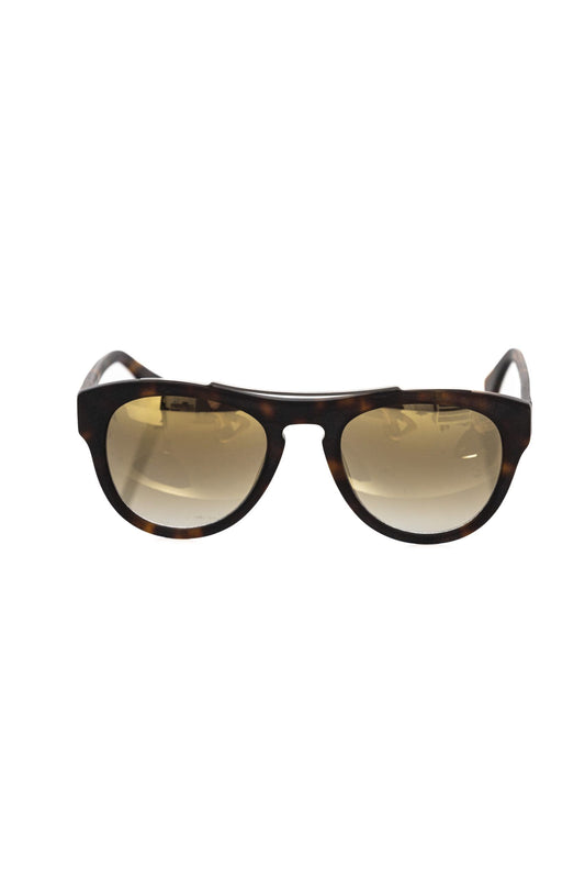 Frankie Morello FRMO-22131 Brown Acetate Sunglasses