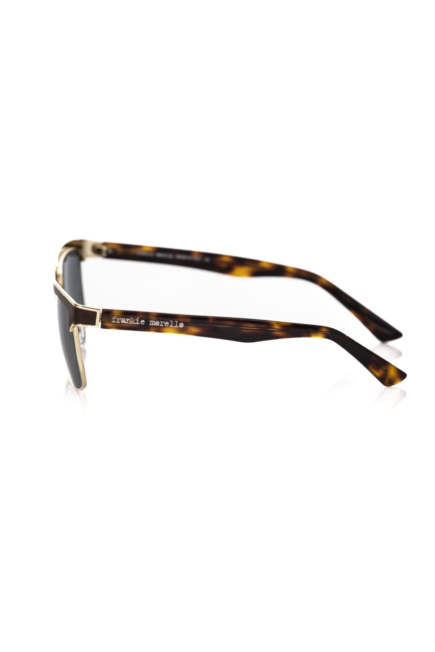 Frankie Morello FRMO-22134 Brown Metallic Fibre Sunglasses