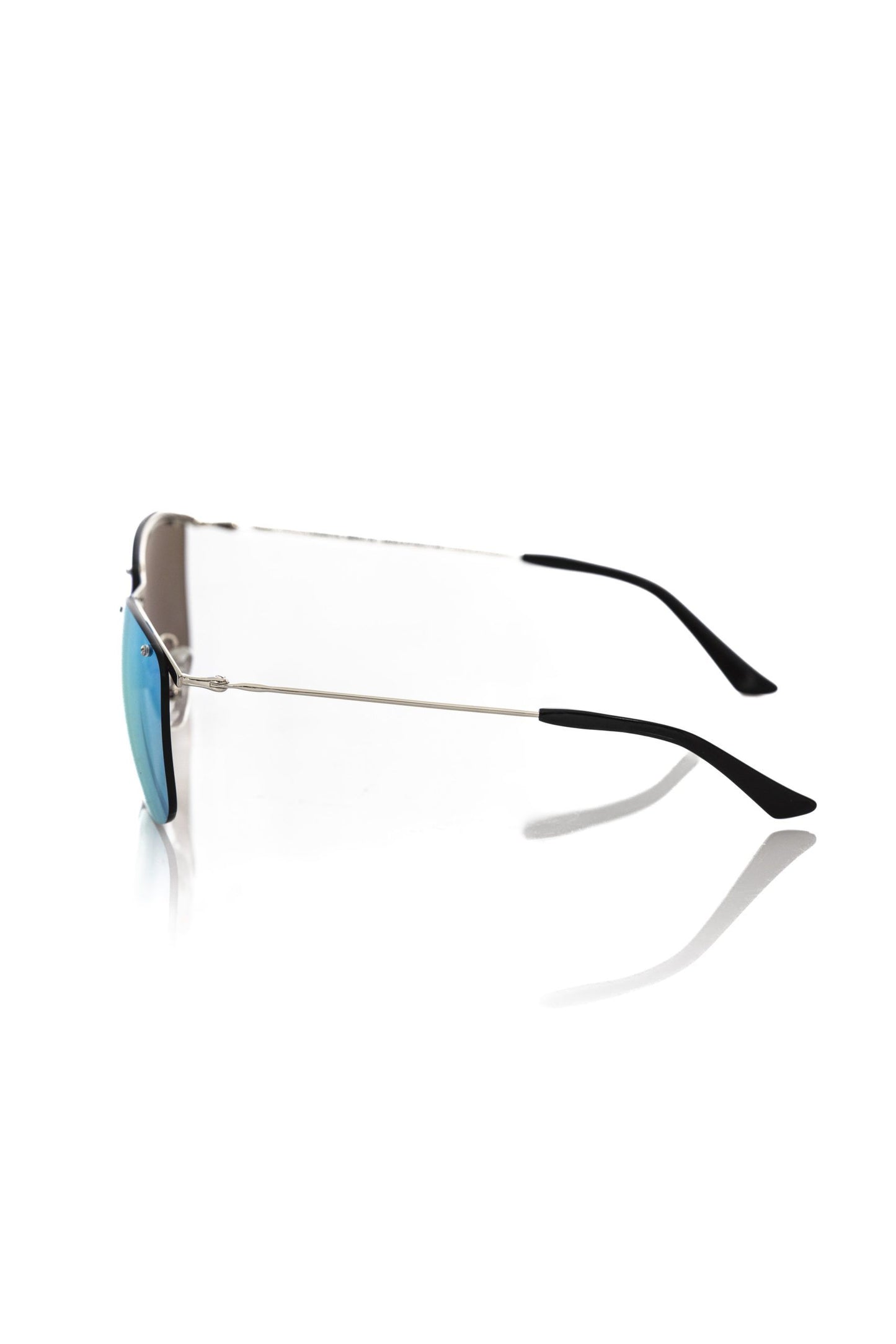 Frankie Morello FRMO-22137 Silver Metallic Fibre Sunglasses