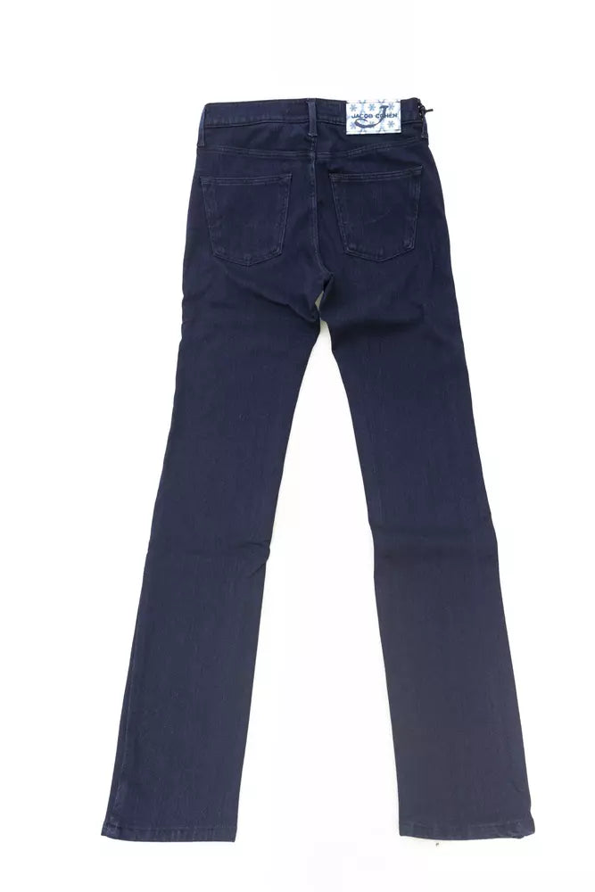 Blue Jacob Cohen Women's Slim Model Jeans - Designed by Jacob Cohen Available to Buy at a Discounted Price on Moon Behind The Hill Online Designer Discount Store