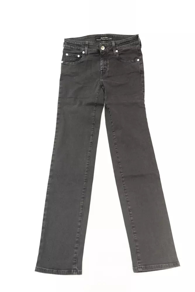 Black Vintage Style Jacob Cohen Women's Jeans - Designed by Jacob Cohen Available to Buy at a Discounted Price on Moon Behind The Hill Online Designer Discount Store