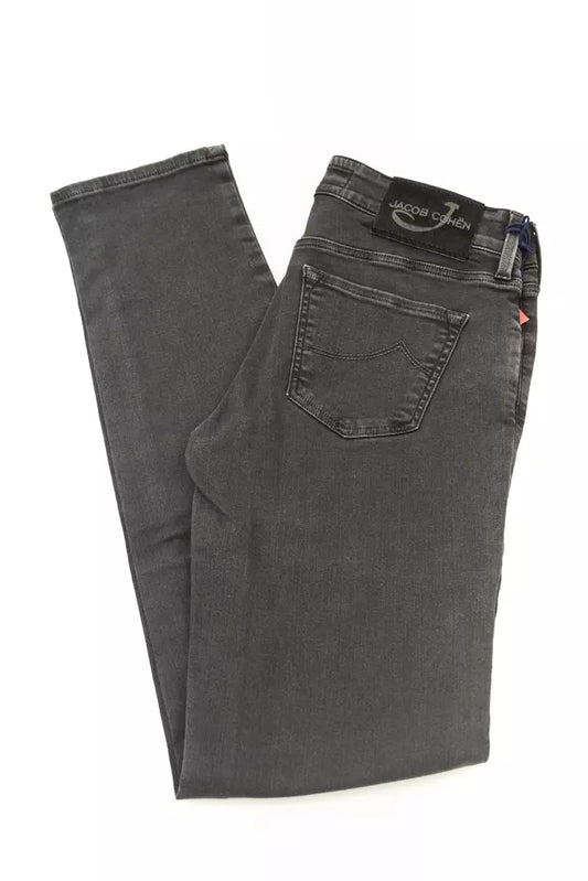 Black Vintage Style Jacob Cohen Women's Jeans - Designed by Jacob Cohen Available to Buy at a Discounted Price on Moon Behind The Hill Online Designer Discount Store