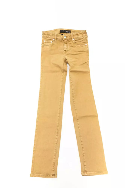 Beige Vintage Style Jacob Cohen Women's Jeans - Designed by Jacob Cohen Available to Buy at a Discounted Price on Moon Behind The Hill Online Designer Discount Store