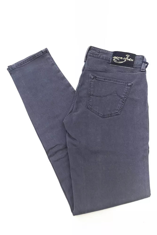 Blue Vintage Style Jacob Cohen Women's Jeans - Designed by Jacob Cohen Available to Buy at a Discounted Price on Moon Behind The Hill Online Designer Discount Store