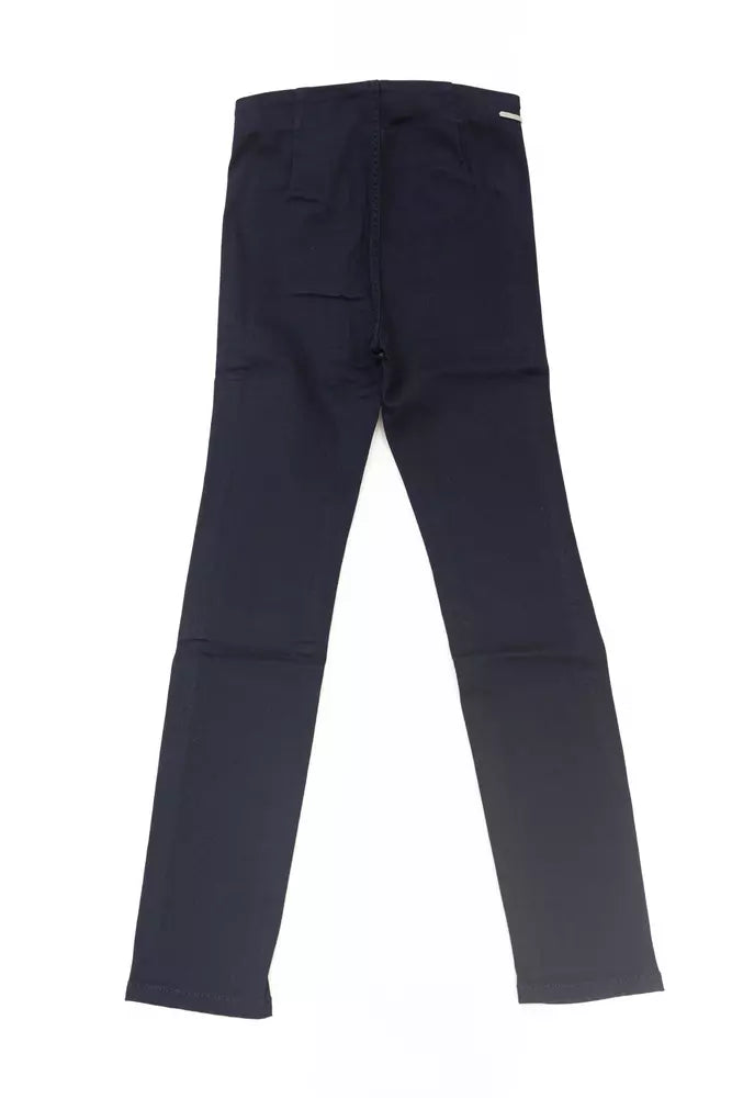 Jacob Cohen Women's Blue Cotton Jeggings - Designed by Jacob Cohen Available to Buy at a Discounted Price on Moon Behind The Hill Online Designer Discount Store