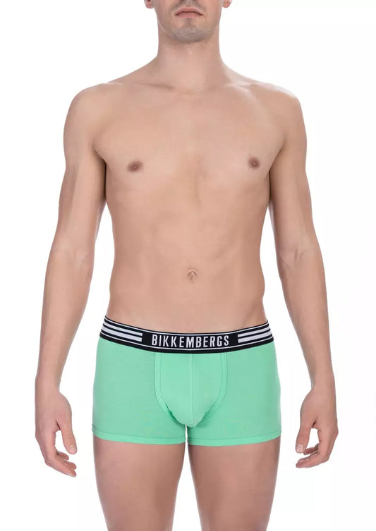 Green Cotton Underwear - Designed by Bikkembergs Available to Buy at a Discounted Price on Moon Behind The Hill Online Designer Discount Store