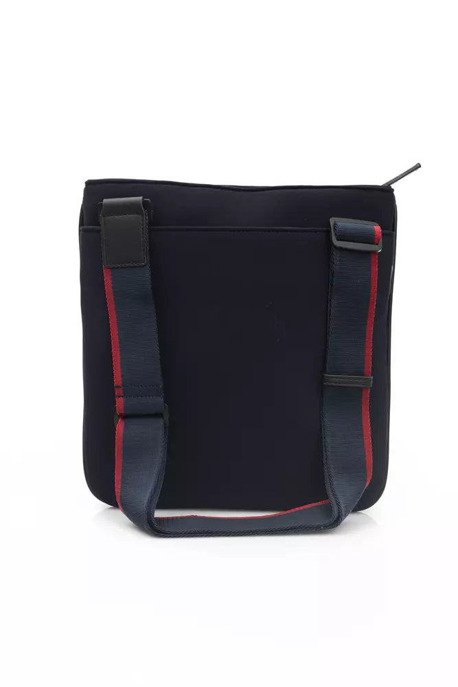 Cerruti 1881 Men's Blue Polyester Messenger Bag - Designed by Cerruti 1881 Available to Buy at a Discounted Price on Moon Behind The Hill Online Designer Discount Store