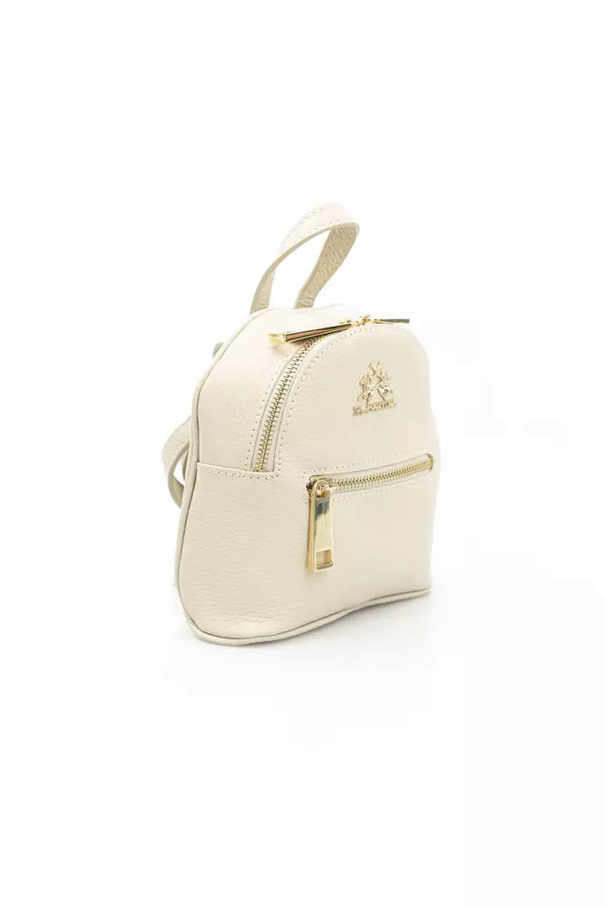 La Martina Men's Beige Messenger Bag - Designed by La Martina Available to Buy at a Discounted Price on Moon Behind The Hill Online Designer Discount Store