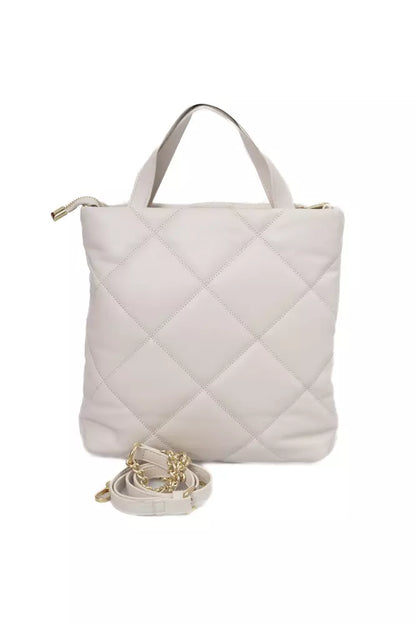 Beige Polyethylene Shoulder Bag - Designed by Baldinini Trend Available to Buy at a Discounted Price on Moon Behind The Hill Online Designer Discount Store