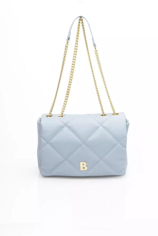 Baldinini Trend Light Blue Polyethylene Shoulder Bag
