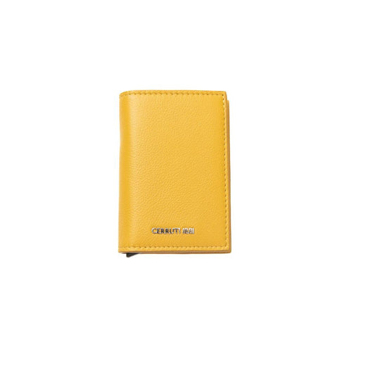 Yellow CALF Leather Wallet