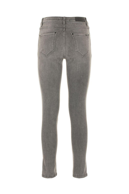 Imperfect Women's Grey Denim Jeans - Designed by Imperfect Available to Buy at a Discounted Price on Moon Behind The Hill Online Designer Discount Store