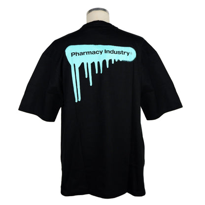 Pharmacy Industry Black Cotton Graphic Print T-Shirt designed by Pharmacy Industry available from Moon Behind The Hill 's Clothing > Shirts & Tops > Mens range