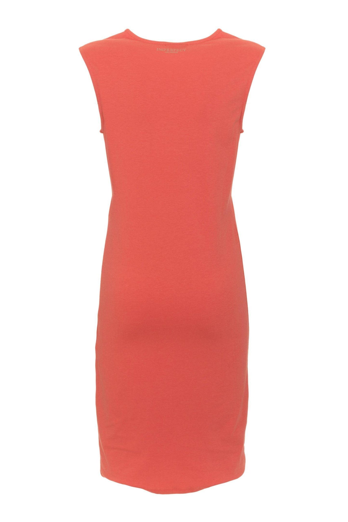 Imperfect Red Cotton Sleeveless Sheath Dress - Designed by Imperfect Available to Buy at a Discounted Price on Moon Behind The Hill Online Designer Discount Store