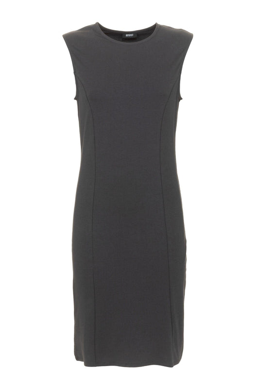 Imperfect Black Cotton Sleeveless Sheath Dress - Designed by Imperfect Available to Buy at a Discounted Price on Moon Behind The Hill Online Designer Discount Store