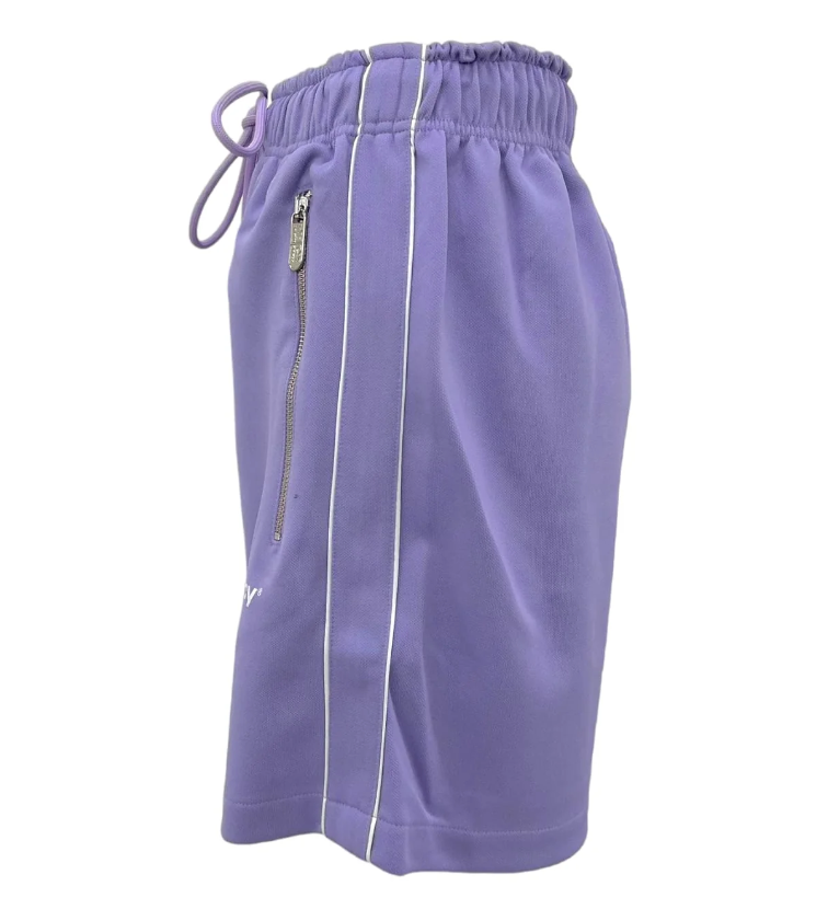 Purple Polyester Short