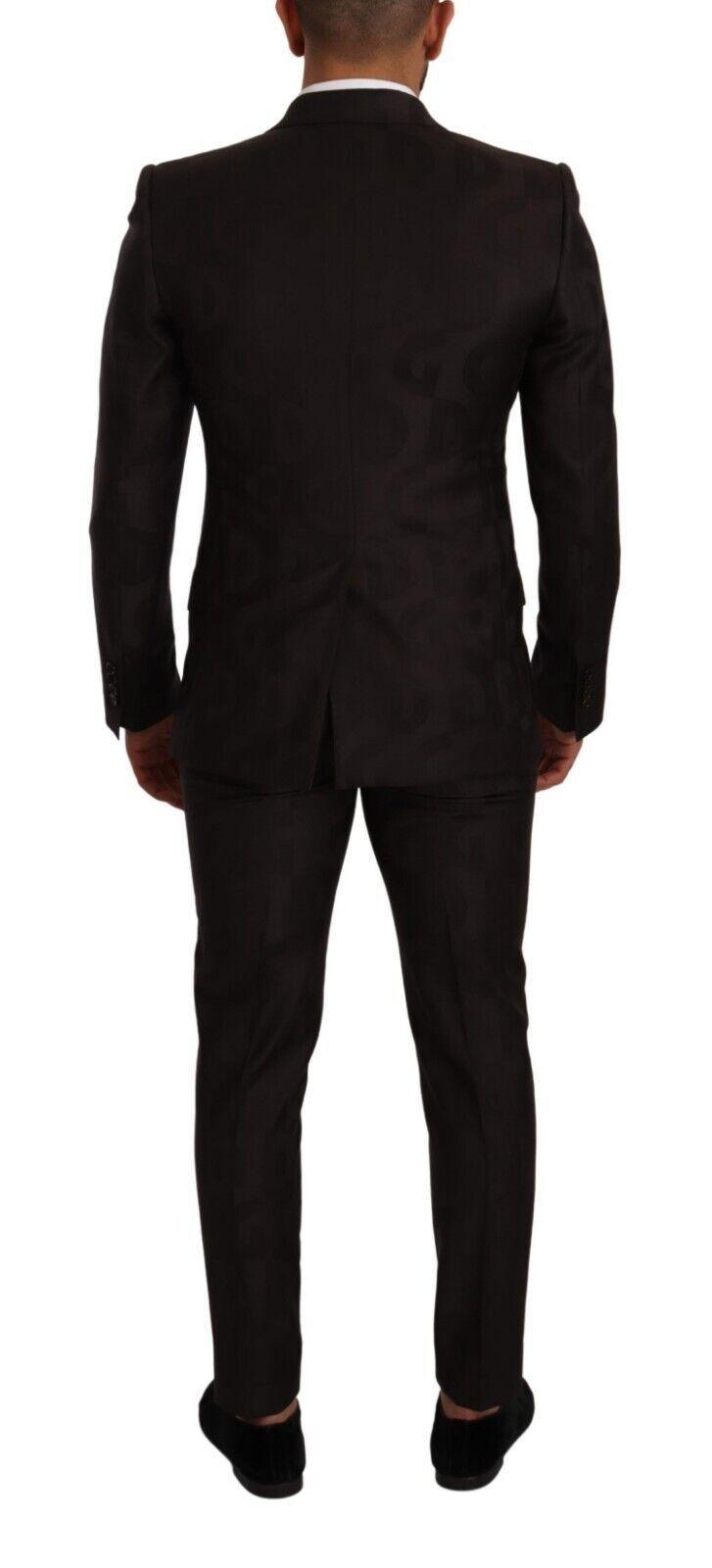 Dolce & Gabbana Men's Purple SICILIA Double Breasted Slim Suit - Designed by Dolce & Gabbana Available to Buy at a Discounted Price on Moon Behind The Hill Online Designer Discount Store