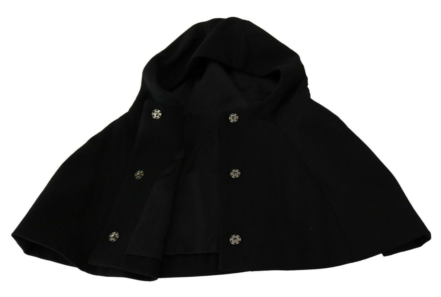 Black Wool Whole Head Hooded Scarf Hat - Designed by Dolce & Gabbana Available to Buy at a Discounted Price on Moon Behind The Hill Online Designer Discount Store