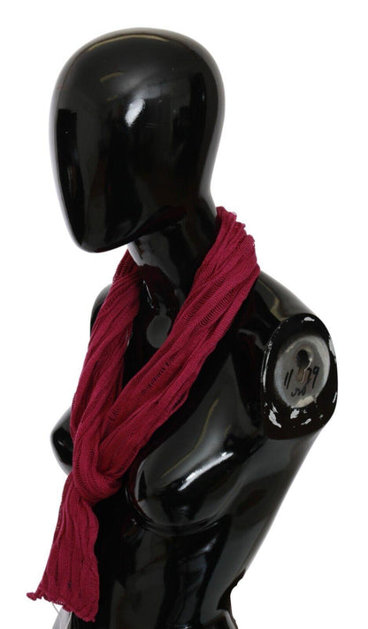 John Galliano Bordeaux Neck Wrap Shawl Foulard Scarf - Designed by John Galliano Available to Buy at a Discounted Price on Moon Behind The Hill Online Designer Discount Store