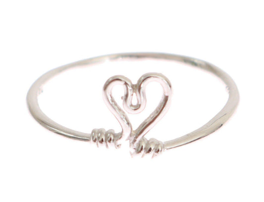 Silver Authentic Womens Love Heart Ring designed by Nialaya available from Moon Behind The Hill 's Jewelry > Rings > Womens range