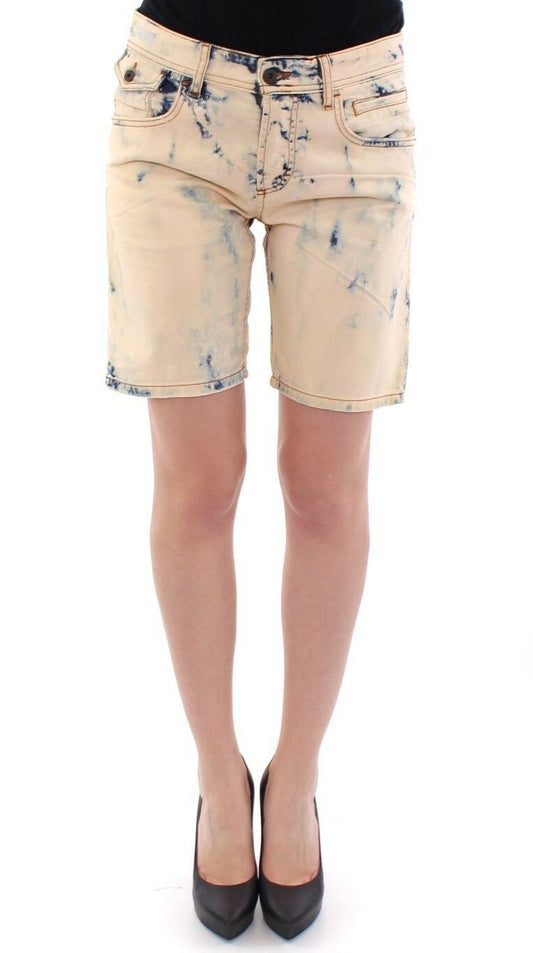 Blue Cotton Washed Jeans Shorts Pants - Designed by Dolce & Gabbana Available to Buy at a Discounted Price on Moon Behind The Hill Online Designer Discount Store