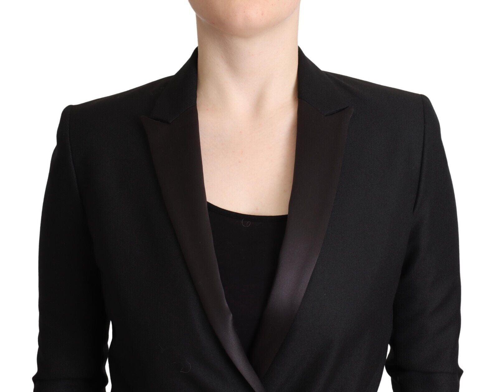 Costume National Black Long Sleeves Double Breasted Jacket - Designed by Costume National Available to Buy at a Discounted Price on Moon Behind The Hill Online Designer Discount Store