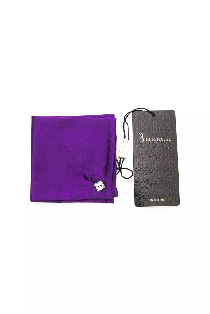 Billionaire Italian Couture Purple Sisal Pochette